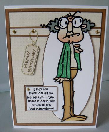 Gus and His Marbles Quick Card by Audrey Wilson