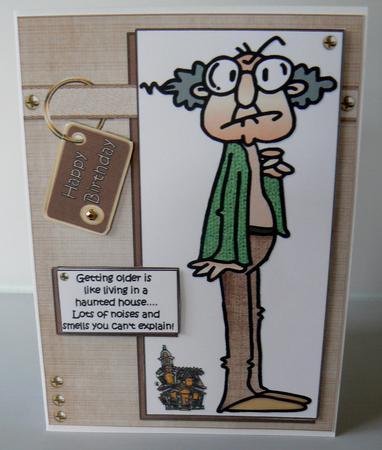 Gus About Getting Older Quick Card by Audrey Wilson