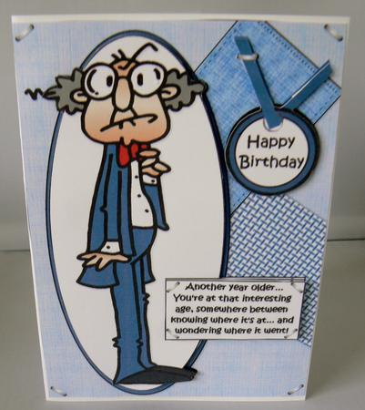 Gus at an Interesting Age Quick Card by Audrey Wilson