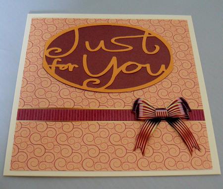 8in Backing Biege with Red Swirls by Audrey Wilson