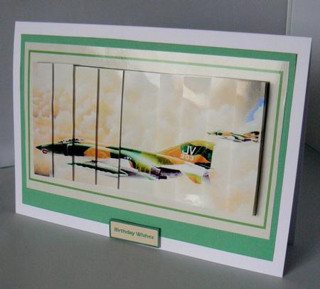 Phantom Jet Side Stacker Card Front by Audrey Wilson