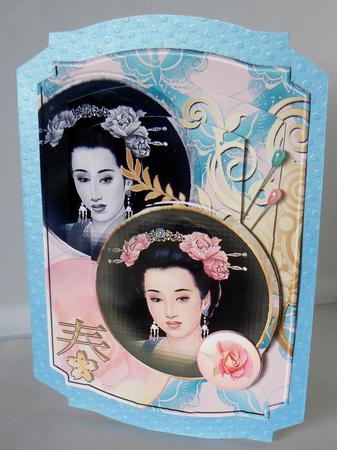 Vision of Beauty Card Topper by Audrey Wilson