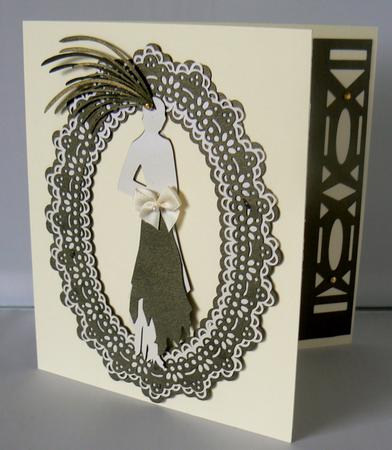 Art Deco Lady Topper by Audrey Wilson