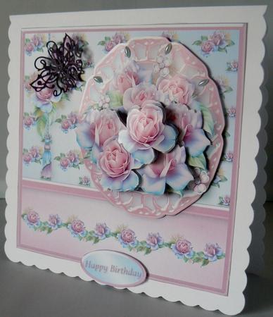 Frosted Roses Cameo Card Mini Kit by Audrey Wilson