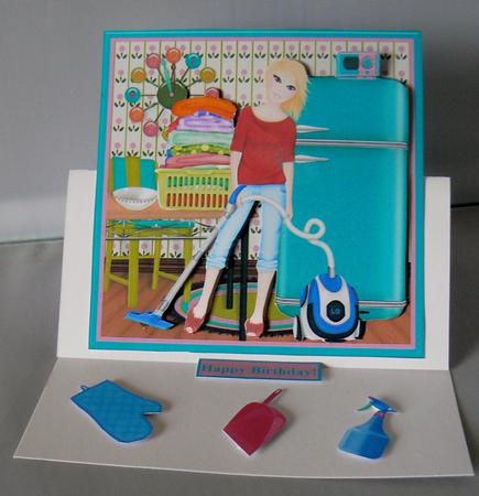 Domestic Goddess Mini Kit & Decoupage by Audrey Wilson