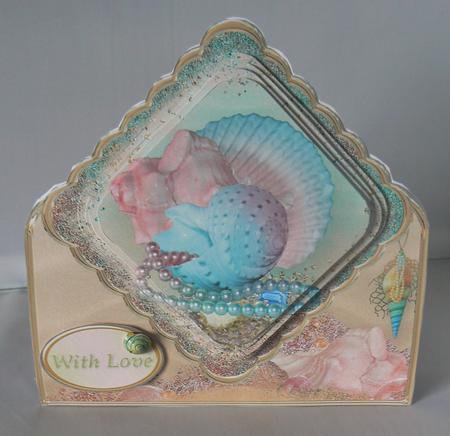 On the Seashore Diamond Pyramid Card Mini Kit by Audrey Wilson