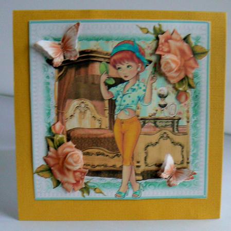 Make Up Time Card Front by Audrey Wilson