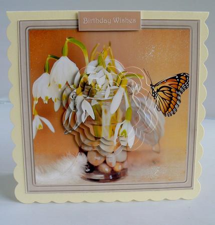 Lily of the Valley Flowers Card with Petal Stacker by Audrey Wilson
