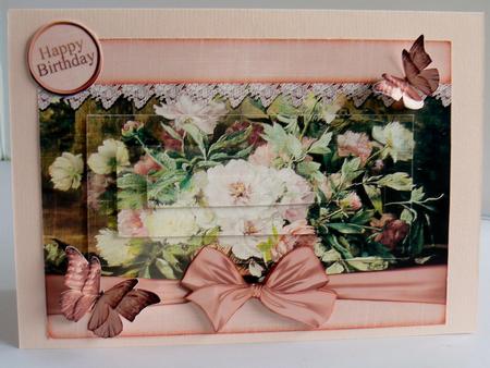 Cardtopper Soft Roses 310 by Audrey Wilson