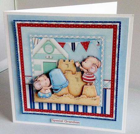 Fun in the Sand or Lifes a Beach Mini Kit & Decoupage by Audrey Wilson