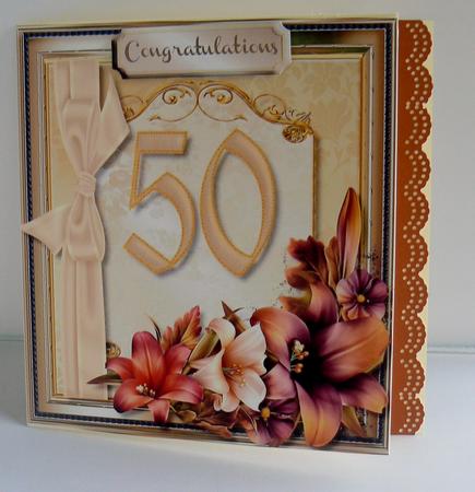 Congratulations 50 Glorious Years  by Audrey Wilson
