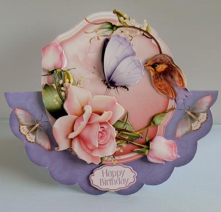 Romancing the Rose Wobble Card Mini-kit by Audrey Wilson