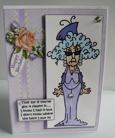 Stella Flaunts It Quick Card by Audrey Wilson