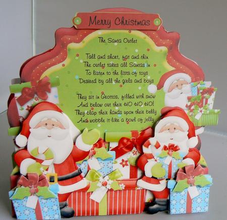 The Santa Outlet - Shaped Design by Audrey Wilson