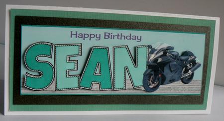 Motorbike Sean Large Dl by Audrey Wilson
