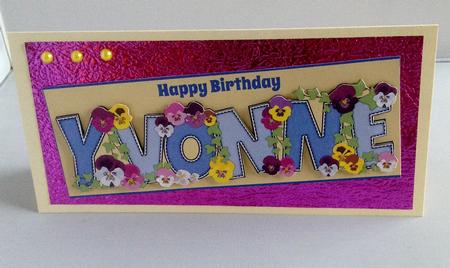 Bright Flowers Yvonne Large Dl by Audrey Wilson