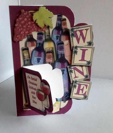 The Old Vineyard - Card on a Card by Audrey Wilson