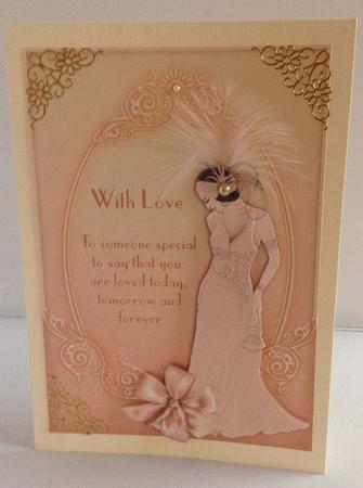 Elegant Deco 3 Art Deco Topper with Decoupage by Audrey Wilson