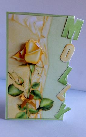 Lemon Rose Over the Side Word Kit by Audrey Wilson