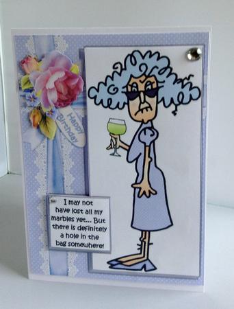 Stella and Her Marbles Quick Card by Audrey Wilson