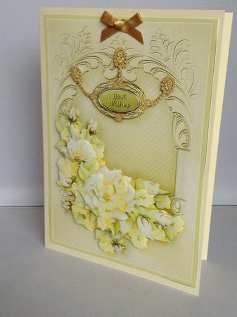 Vintage Cream Roses Bouquet Decoupage, Birthday, Decoupage Step by Step by Audrey Wilson