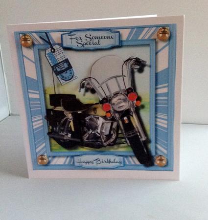 The Thrill of the Open Road Again , Blue by Audrey Wilson