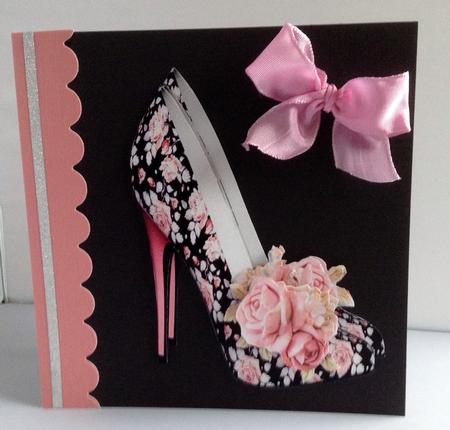 Shoes & Pastel Roses by Audrey Wilson