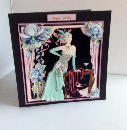 Stunning Flapper Lady Mini Kit by Audrey Wilson
