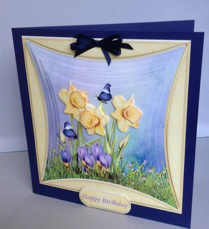 Springtime - Curved Frame Card Mini Kit by Audrey Wilson