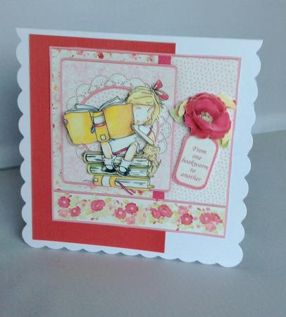 Bookworm Exercise the Mind 7.5 Decoupage Mini Kit by Audrey Wilson
