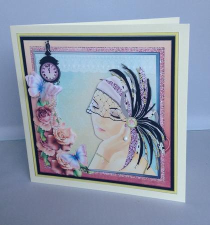 Stunning Flapper Lady No 6 Mini Kit by Audrey Wilson