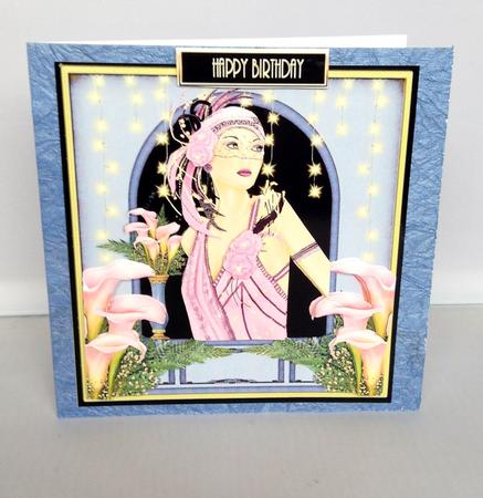 Stunning Flapper Lady No 9 Mini Kit by Audrey Wilson