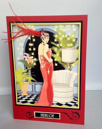 Stunning Flapper Lady No 11 Mini Kit by Audrey Wilson