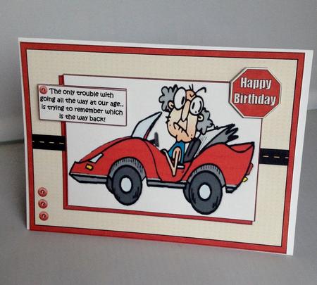 Gus Goes All the Way Quick Card by Audrey Wilson