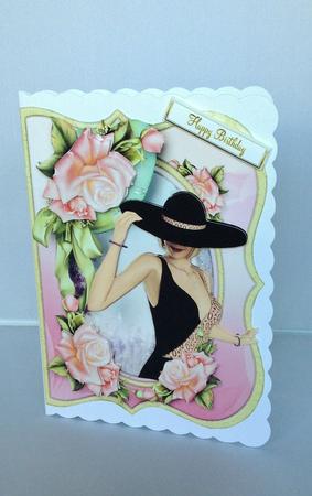 Strike a Pose Female Card by Audrey Wilson