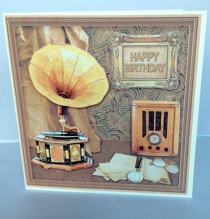 Vintage Men's Things 8in x 8in Decoupage Mini Kit by Audrey Wilson