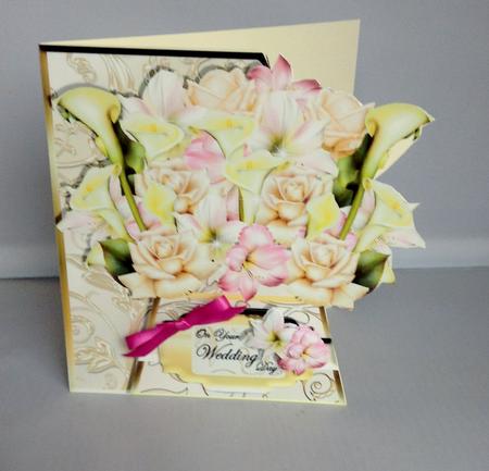 Hand-tied Bouquet - the Wedding Bouquet - Over the Edge by Audrey Wilson