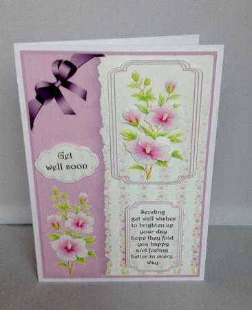 Flower and Verse Get Well/thank You by Audrey Wilson