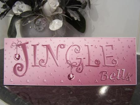 Large Dl Jingle Bells Quick Cut and Fold Card by Audrey Rae
