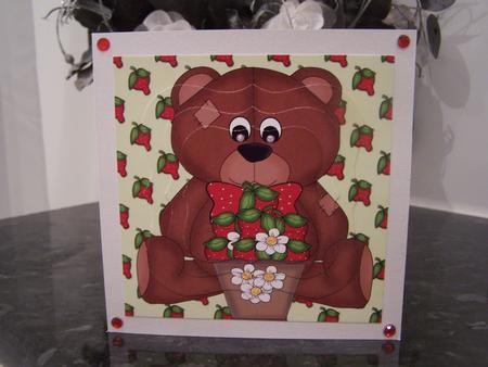 Strawberry Bear Bracket Pyramid by Audrey Rae