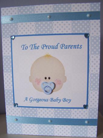 To the Proud Parents - Baby Boy by Audrey Rae
