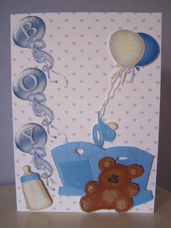 Baby Boy Congratulations by Audrey Rae