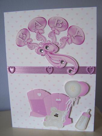 Baby Girl Congratulations by Audrey Rae
