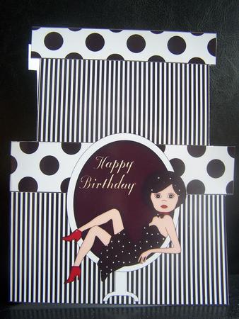 Stacked Hat Boxes Card Template - Cu4cu by Audrey Rae