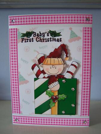 Baby Girls First Xmas by Audrey Rae