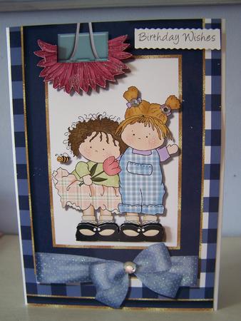 Country Friends Card Topper by Audrey Rae