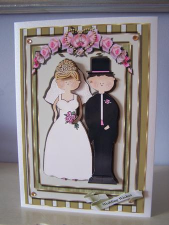 Wedded Bliss Card Topper by Audrey Rae
