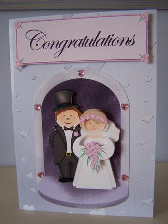 The Happy Wedding Couple by Audrey Rae