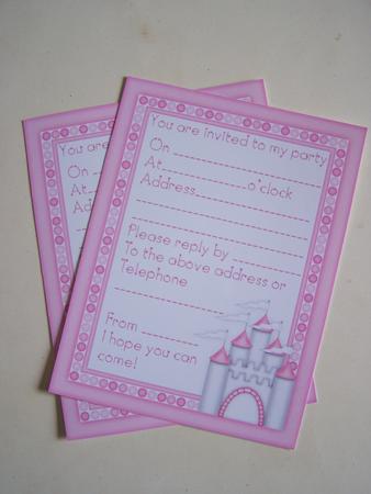 Princess Party Invitations by Audrey Rae