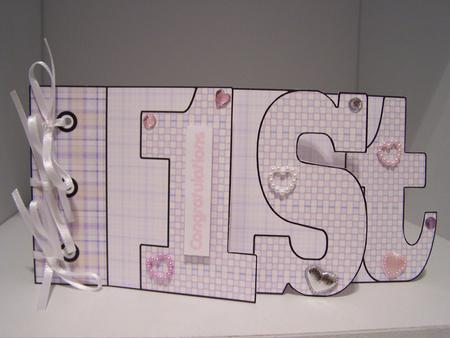 1st Shaped Card Pastels by Audrey Rae